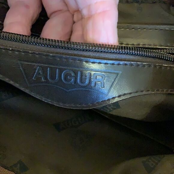 NWOT Augur Brown Messenger Bag - Picture 3 of 9